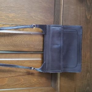 Vintage Fossil Crossbody in Soft Brown Leather